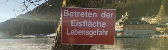 Brennsee und Afritzer See NICHT zum Eislaufen freigegeben!